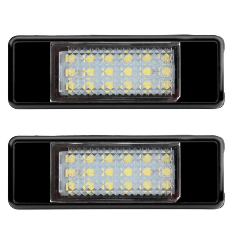 

Pair High Brightness LED License Plate Lights with Easy Installation ABS LED Number Plate Lights Suitable for Vehicle 1
