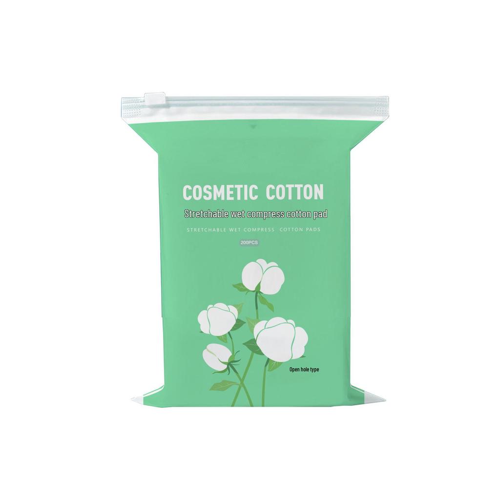 Stretchable Ultra-Thin Disposable Cotton Face Pads with Pre-Cut Nose Opening