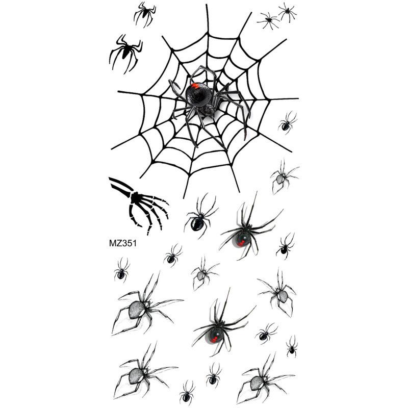 Cross-border Halloween Spider Arm Temporary Tattoo Sticker