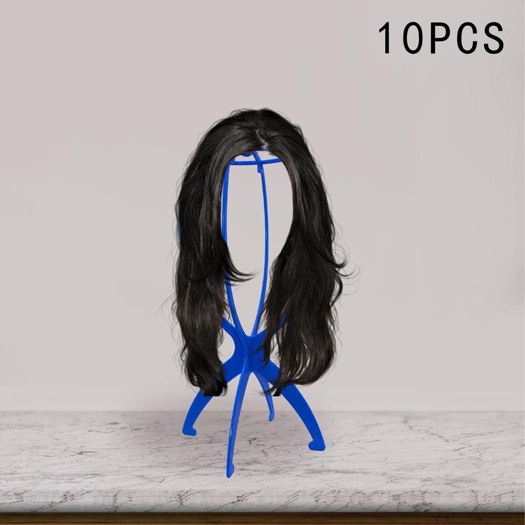 10 Pieces Hat Display Holder Wigs Head Stand Lightweight Tabletop Rack for