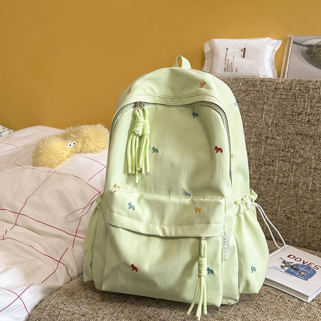Schoolbag New High-value Small Fresh Cute Soft Girl Travel Backpack Japanese Ins Fashionable Sweet Primary School Backpack