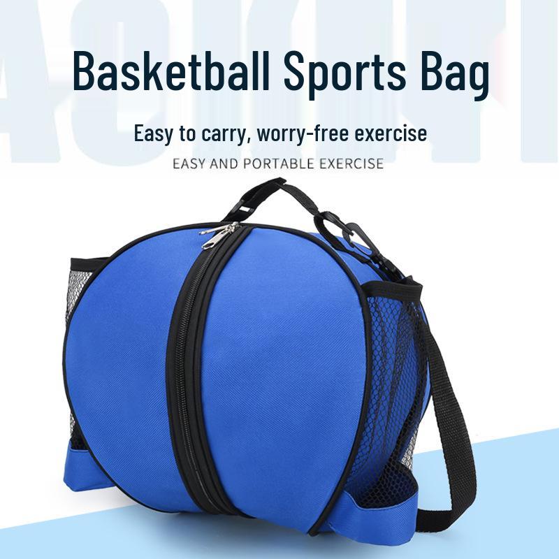 

Outdoor Crossbody Backpack for Men & Women - Sports Training Bag for Basketball, Football, Volleyball Standard Size 7 Basketball
