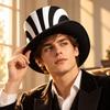 Luxury sedanStyle Formal Hat Eye-Catching for Film Styling