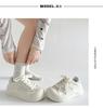 Fashion versatile high-end thick-soled heightening little white shoes women's 2025 new popular summer lightweight low-top board shoes