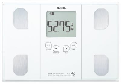 Tanita Body Composition Scale 50g White WH with Automatic Recognition Be Stored Upright BC-314 function/Can
