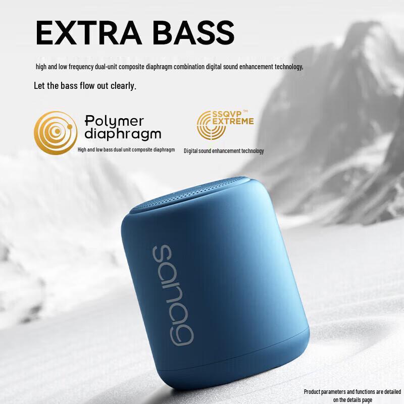 Sanag X6S Portable Mini Bluetooth Speaker CN Plug (adapter Included)