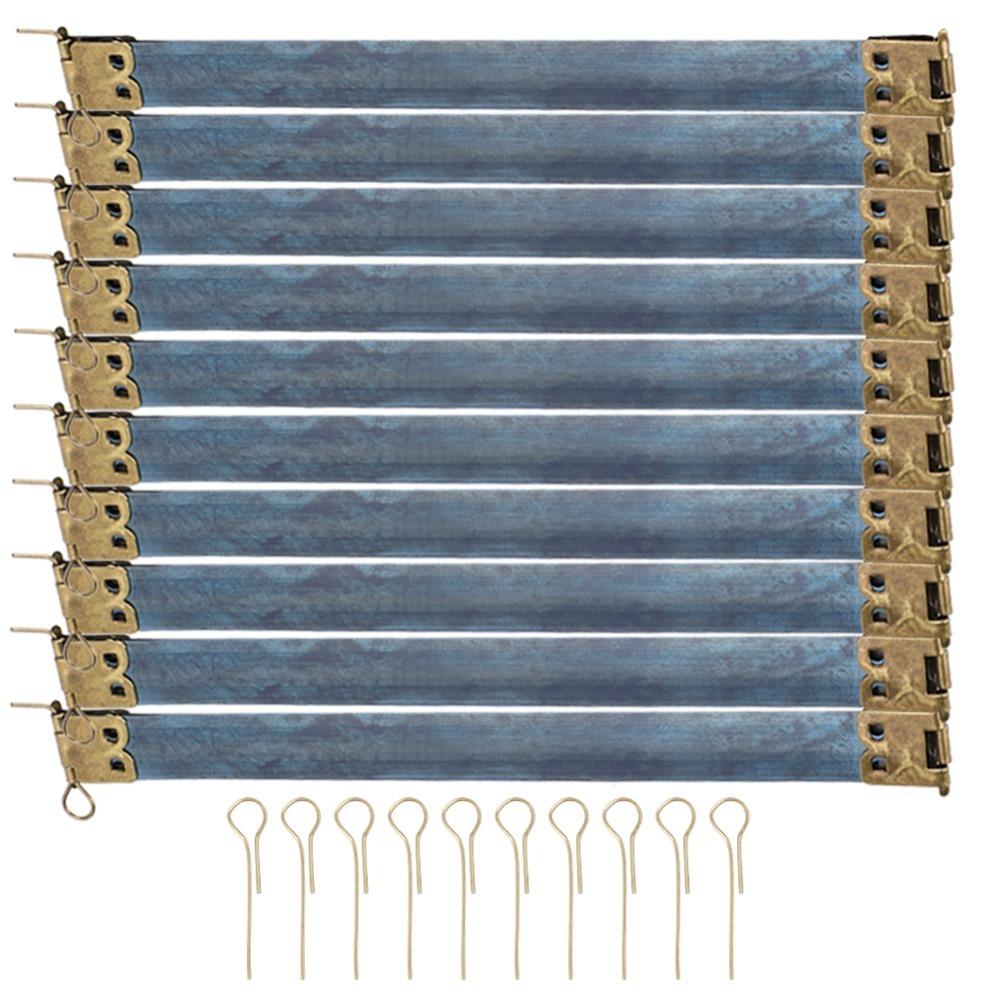 10pcs 7.87 Inch Size Purse Flex Frames Spring Clips Coin Purse Accessories For Coin Purse Clasp