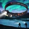 Flashlight USB Charging Waterproof LED Headlight Flashlight Light for Cycling Camping Outdoor Hight Bright Headlamp