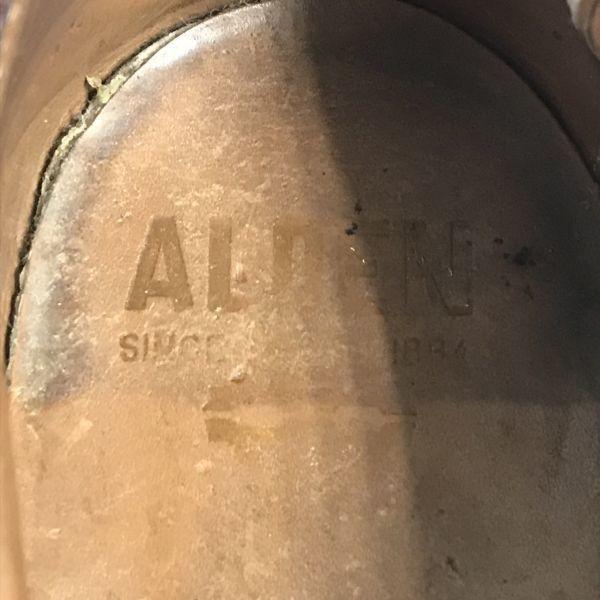 80er-90er Vintage/ALDEN 929/Full Brogue Wingtip Schuhe/9D/26.5-27.0/Braun/(GEBRAUCHT)