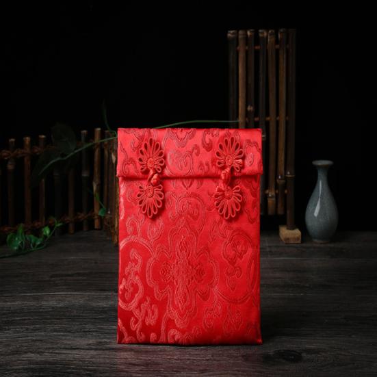 Dragon Phoenix Chinese Envelope Knot Brocade Red Packet Money for New Year