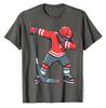 Fun Hockey T-shirt Dab Player Short Sleeve 3D Printed Shirt Suitable for Children, Adults, and Men and Women