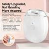 2 IN 1 Electric Nail Clipper Cutter With LED Light Automatic Nail Grinder Trimmer For Baby Adult Mini Manicure Tools Nail Care