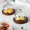 Dustproof Glass Cake Cover Food Grade Lead Free Clear Lid for Baked Goods Fruit Display