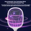 2 In 1 Mosquito Swatter Electric Mosquito Killer Lamp Killer Insect Killer Type-C Rechargeable Mosquito Killer Fly Killer