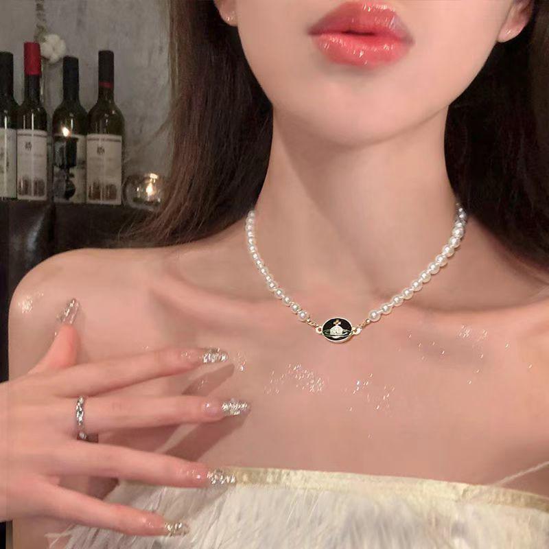 Spicy Girl Tassel Pearl Necklace: Elegant, Versatile Clavicle Jewelry for Women