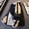 Men’s Autumn Korean Style Trendy Colorblock Baseball Jacket