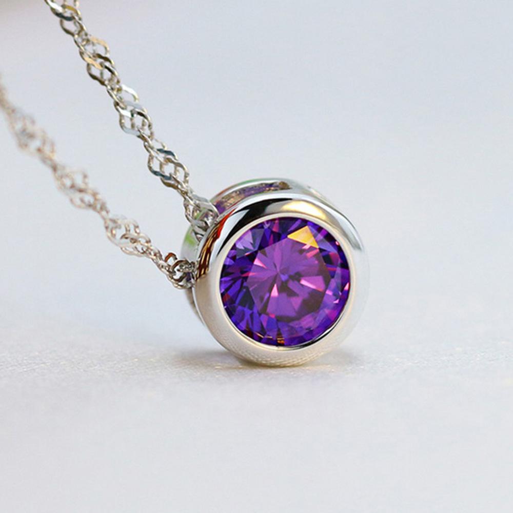 Weihua, Versiune pentru Femei Bijuterii, Colier Pandantiv Retro Rotund Placat cu Argint, Pandantiv Iubire Pentru Totdeauna.