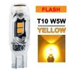2-20pcs T10 W5W LED Flash Light Auto Bulbs 194 5w5 Parking Lamp License Plate Bulb Reading Light Clearance Lamp Car Tail Light Bulbs 7