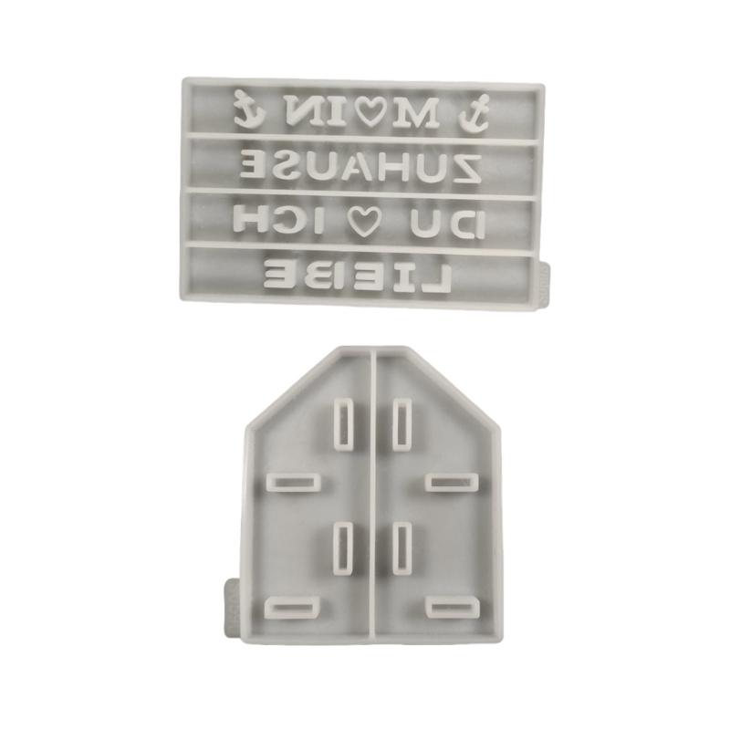 Formar för hantverk i harts med flera lager Silikonformar för hantverk Formar för sminkdisplay Silikontextur för sminkställ