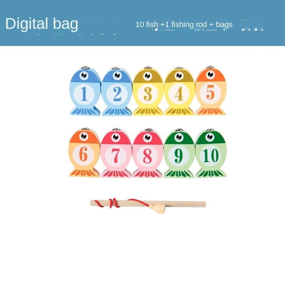 Marine Life Cognition Fish Games Ocean Fishing Magnetic Fishing Toys  Kids/Children/Toddler