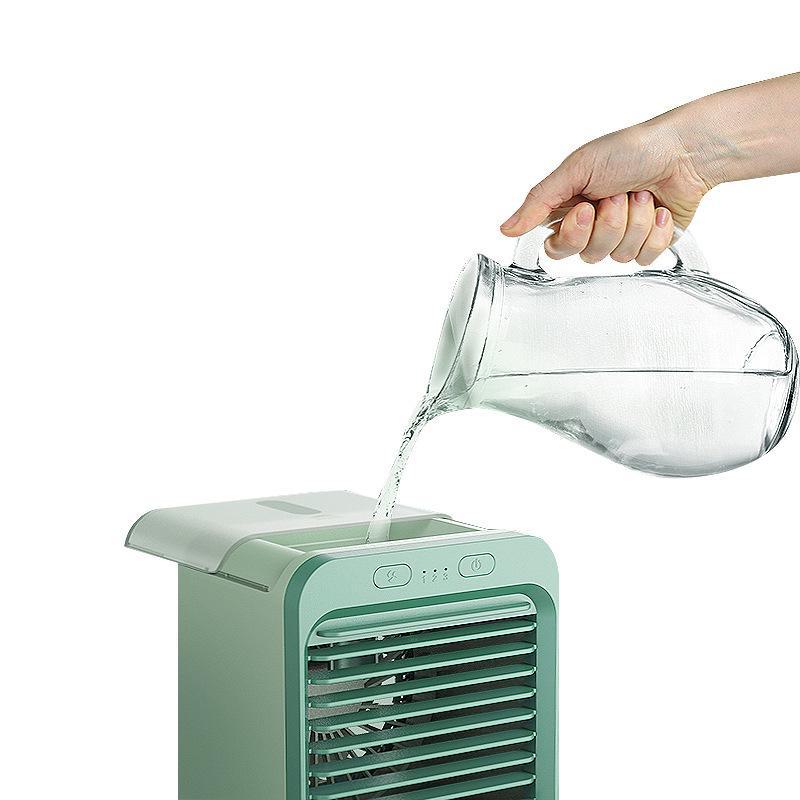 "USB Mini Desktop Air Cooler & Humidifier"