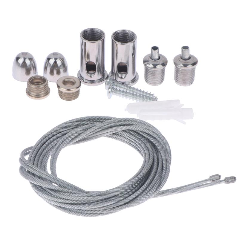 2 Wires/Set 1.5M Steel Cable For Lifting Panel Light Can Be Used Without Ceiling