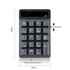 Suspended Wired Mini Keyboard with Mechanical Green Axis for Laptop Cashiers