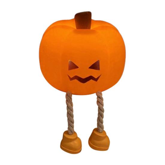 Adorable Pumpkin Night Light Dimmable Soft Warm Glow Eye-Friendly Silicone Bedside Touch Lamp Halloween Decoration