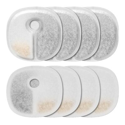 8Pieces Cats Fountain Filter Cartridges Compatible for Automatic Pet Water Fountain Water Dispenser Replacement Part