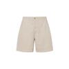 Polo SS22 Solid Color Elastic Waist Straight Leg Casual Shorts Men Shorts Khaki 710644995024KHAKI