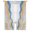 Gradient Ripple Texture Sheer Curtains for Living Room Bedroom Kids Room Tulle Window Treatment Drapes
