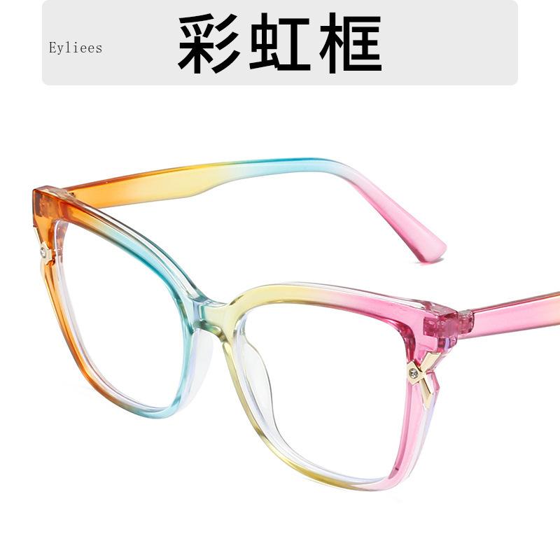 

Anti-Blue Light TR90 Comfortable Cat Eye Eyeglasses Frame Women Fashion Personality Brand Glasses for Ladies Optical Frame