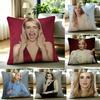 Cushion Cover Natural Linen Pillowcase Set, All-In-One Decor For Sofa, Bedroom & Chair P- Emma Roberts