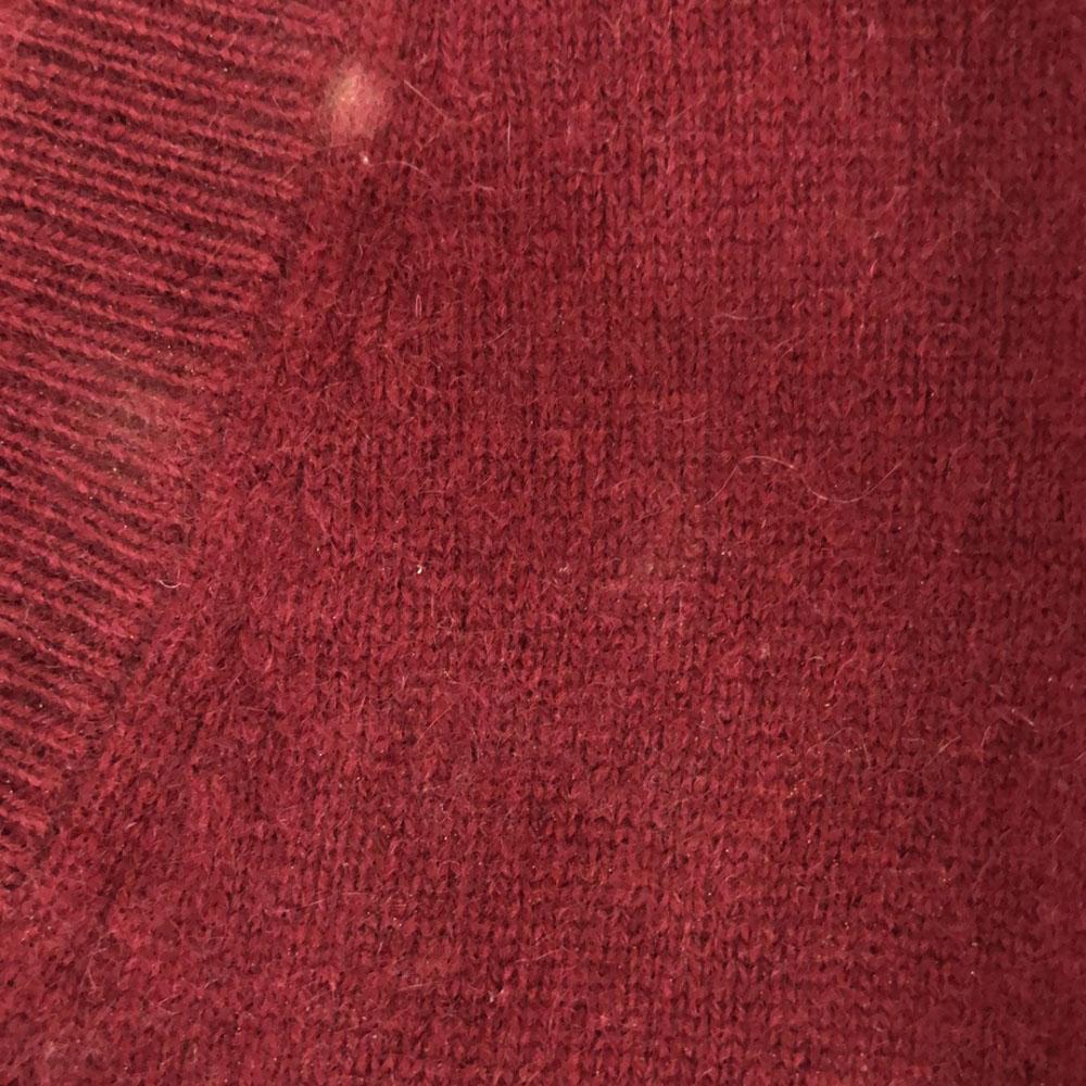mila schon Cashmere 100% V neck Knit vest M Red series Men's Used