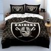 Raiders Shield Logo Design Biancheria da letto Copripiumino Set Copripiumino Federe  (1*Copripiumino 2*Federe, senza piumino)