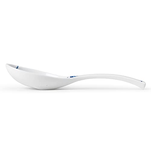 ROYAL COPENHAGEN [Official Import] Royal Copenhagen Blue Palmette Spoon, 14cm, Wedding Gift, White, 1062944