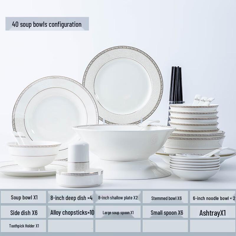 

LISM Роскошный керамический набор посуды в европейском стиле