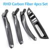 LHD RHD 4-teiliges Set Türfensterschalterblende Armlehnen-Zuziehgriffabdeckung Zierleiste Für BMW X5 X6 E70 E71 E72 2007-2014