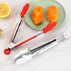 Silicone BBQ Grilling Tongs Serving Food Clips BBQ Utensils Kitchen Cooking Tong