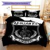 Apollon Limassol FC Bedding Quilt Set Quilt Cover Pillowcase Home Decoration Birthday Gift (1 * Duvet Cover + 2 * Pillowcase, Without Core)
