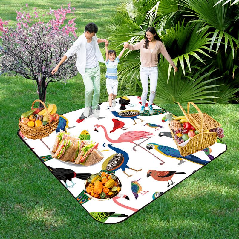 Picnic Blankets Extra Large, Waterproof Foldable Outdoor Beach Blanket,3-Layer Picnic Mat for Camping, Hiking, Travel, Park, Concerts