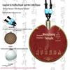Wenchang Temple Self-Study Time Gem Pendant - 4cm Alloy Necklace