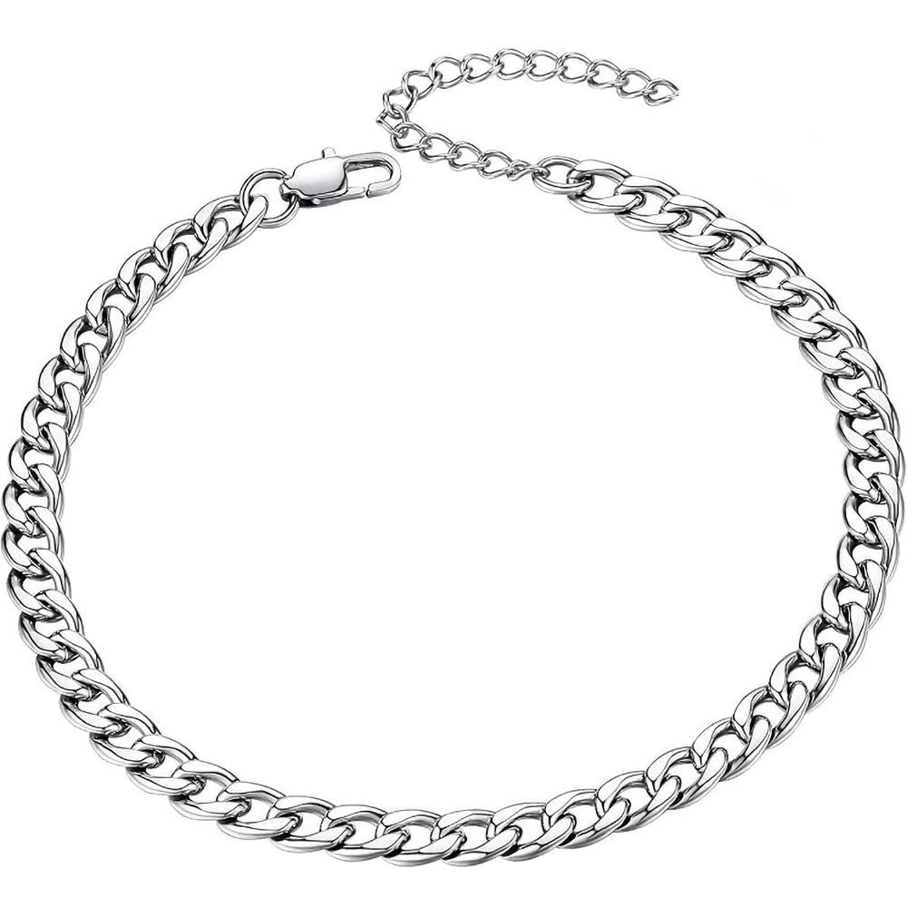 Stylish Stainless Steel Braided Hip-Hop Bracelet for Men