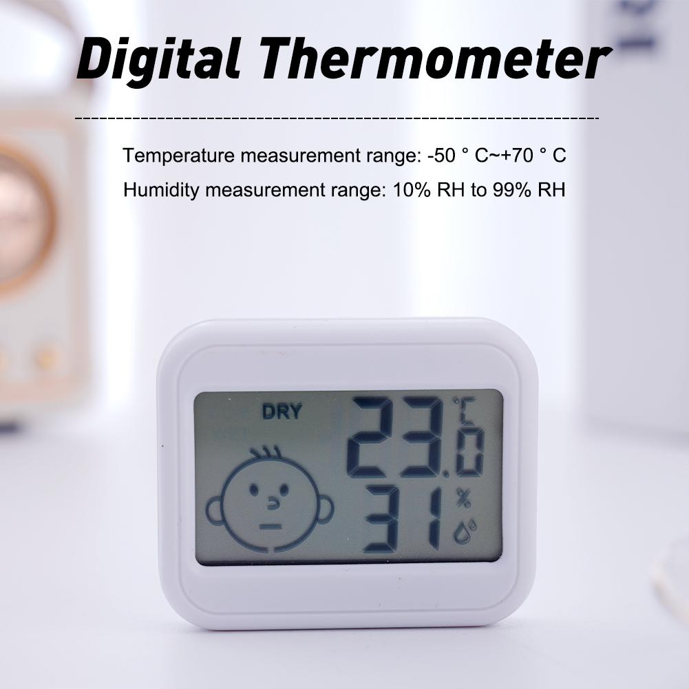 LCD Digital Thermometer Indoor Room Mini Electronic Temperature Humidity Meter Sensor Gauge Baby Room