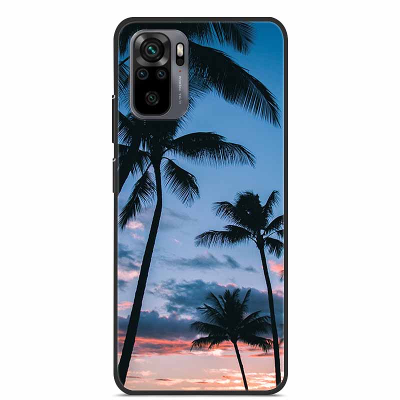 Dla Xiaomi Redmi Note 10S Case silikonowa tylna okładka etui na telefony dla Xiaomi Redmi Note10T 2021 miękki futerał uwaga 10S 10T 10 T S Coque