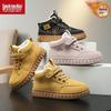 Warrior Kids' Winter Fleece-Lined High-Top Sneakers, 2025 Style - Girls' and Boys' Non-Slip Warm Cotton Shoes