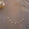 Fashionable Daisy Themed Bracelet Modern Style Bracelet Pendant Necklace Alloy Texture Suitable for Various Occasions