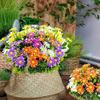 5/10pcs Artificial Flowers Silk Daisy Wedding Wreath Home Room Table Decor Fake Plants Festival Outdoor Yard Scrapbook Accessory
