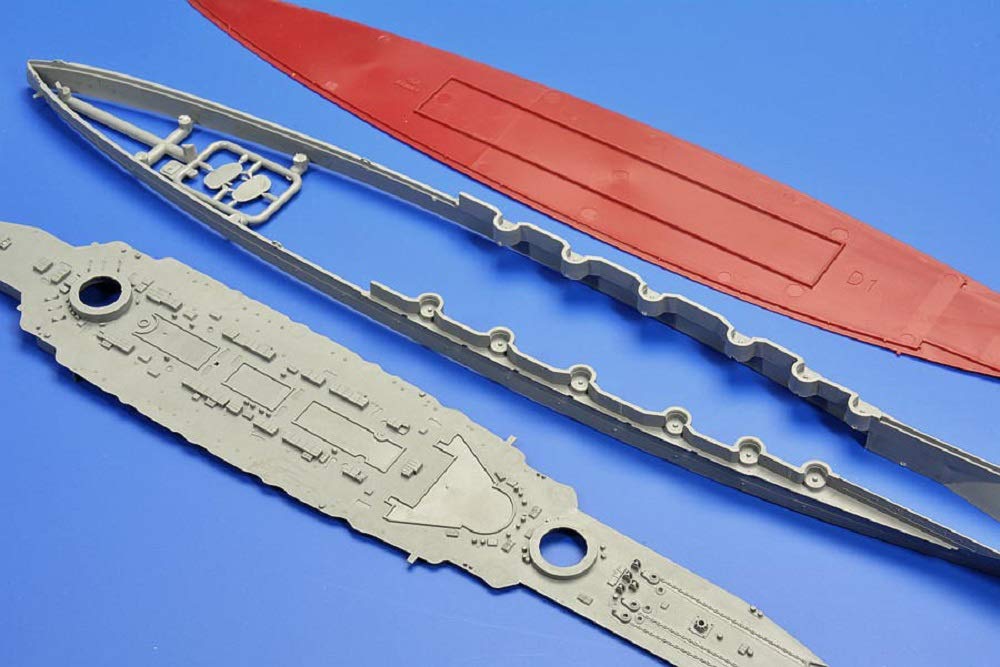 Kajika 1/700 Japanese Navy Super-Dreadnought Battlecruiser Kongo 1914 Plastic Model Kit KJKKM70001