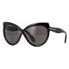 Grey Smoke Butterfly Ladies Sunglasses Ft1196 01a 65